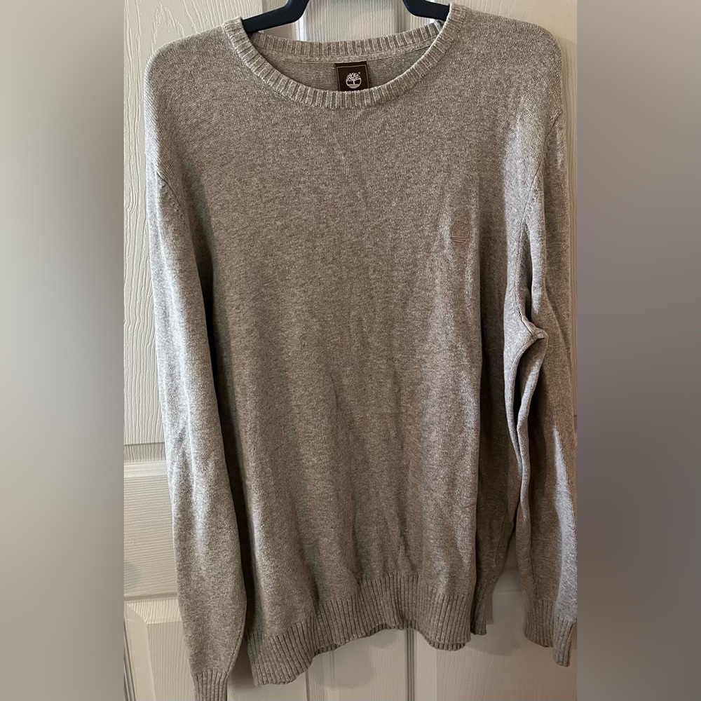 Timberline Men’s XL Gray Pullover Sweater with Emblem